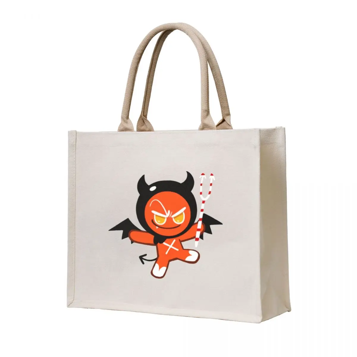 

Devil Cookie! Cookie Run Kingdom Premium Tote Bag tote bag woman Cloth bag Canvas shoulder Shopper