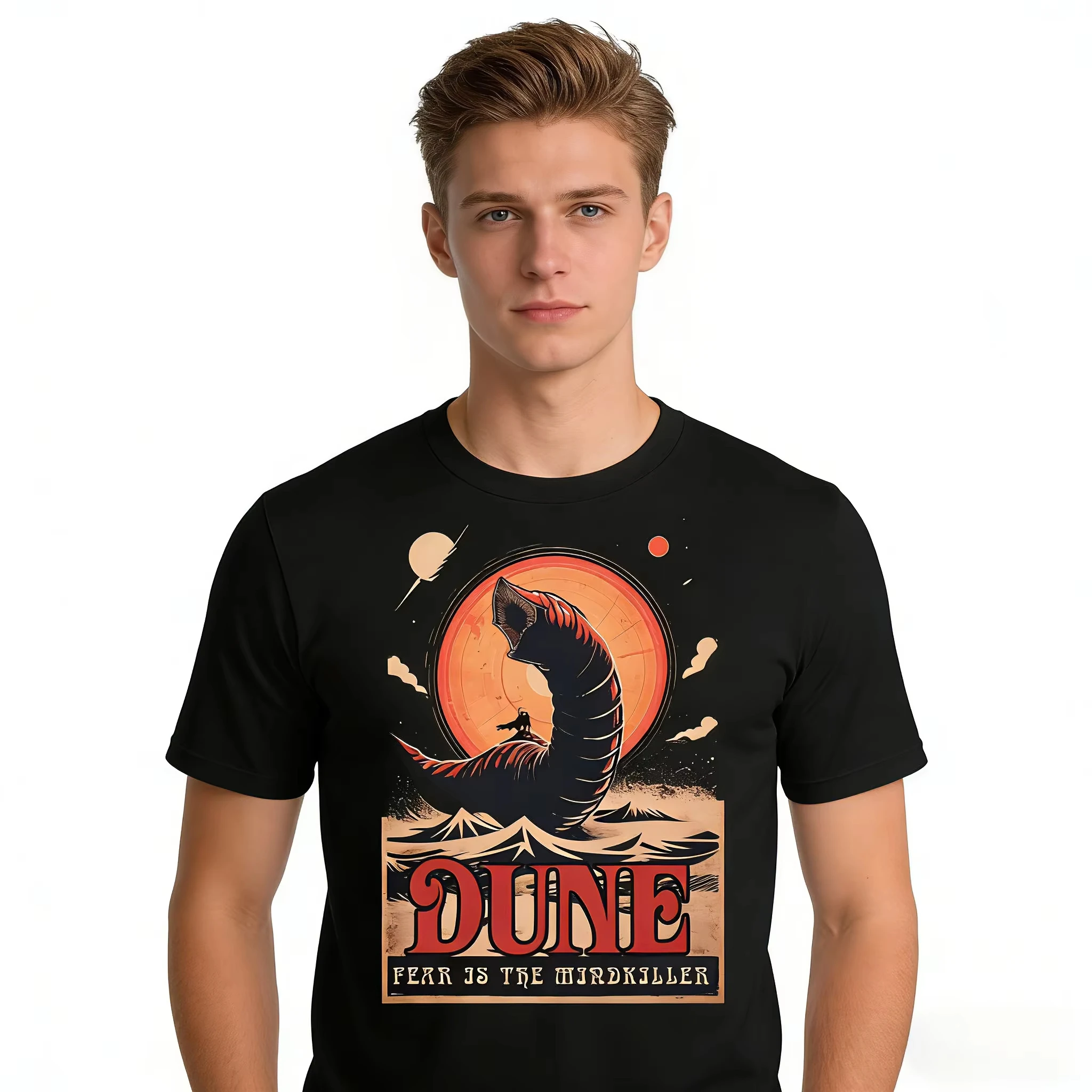 Le dernier t-shirt rétro Dune 2026 : un cadeau pour les fans de Dune, t-shirt Dune Sandworm, produit Dune, t-shirt d'été pour homme, Ins