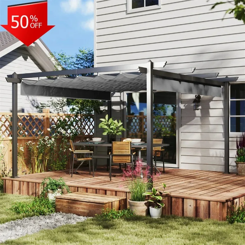 

Pergola Pavilion Folding Arbor Outdoor Living Exterior Door Marquee Gazebo Outdoor Rain Canopy Exterior Roof Doors Tent Garden