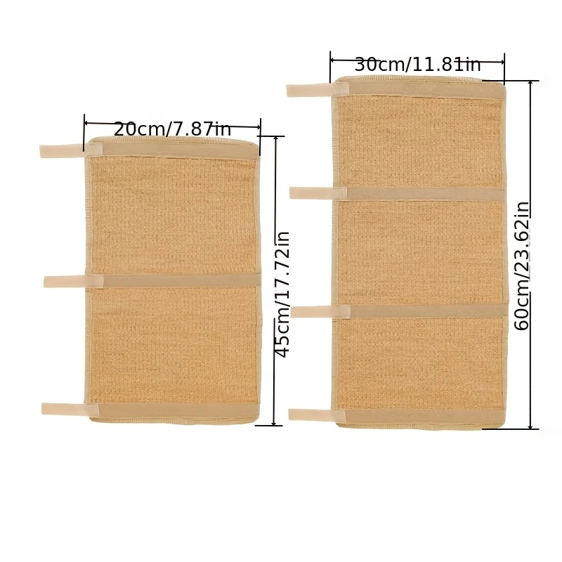 Cat Furniture Protector Design, Flexible Scratching Material with Straps - Anti-Scratch Furniture Guards Cat Claw Care Mat