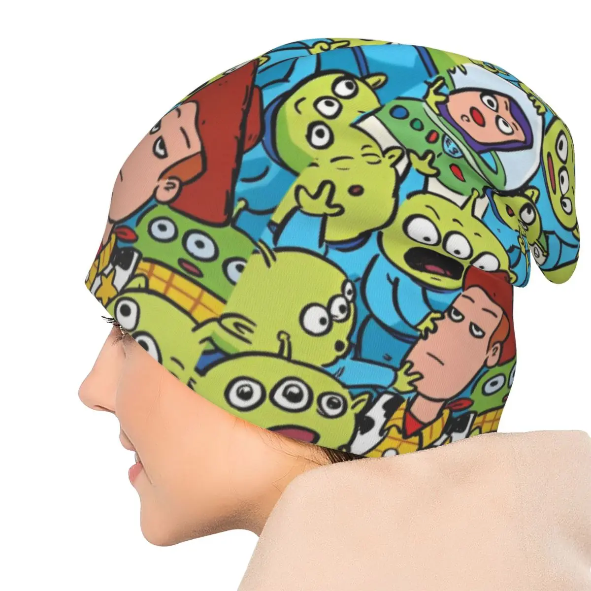 Toy Story Cappello a cuffia Cool Street Skullies Berretti Cappello Personaggi animati animati per uomo Donna Berretti elastici termici caldi