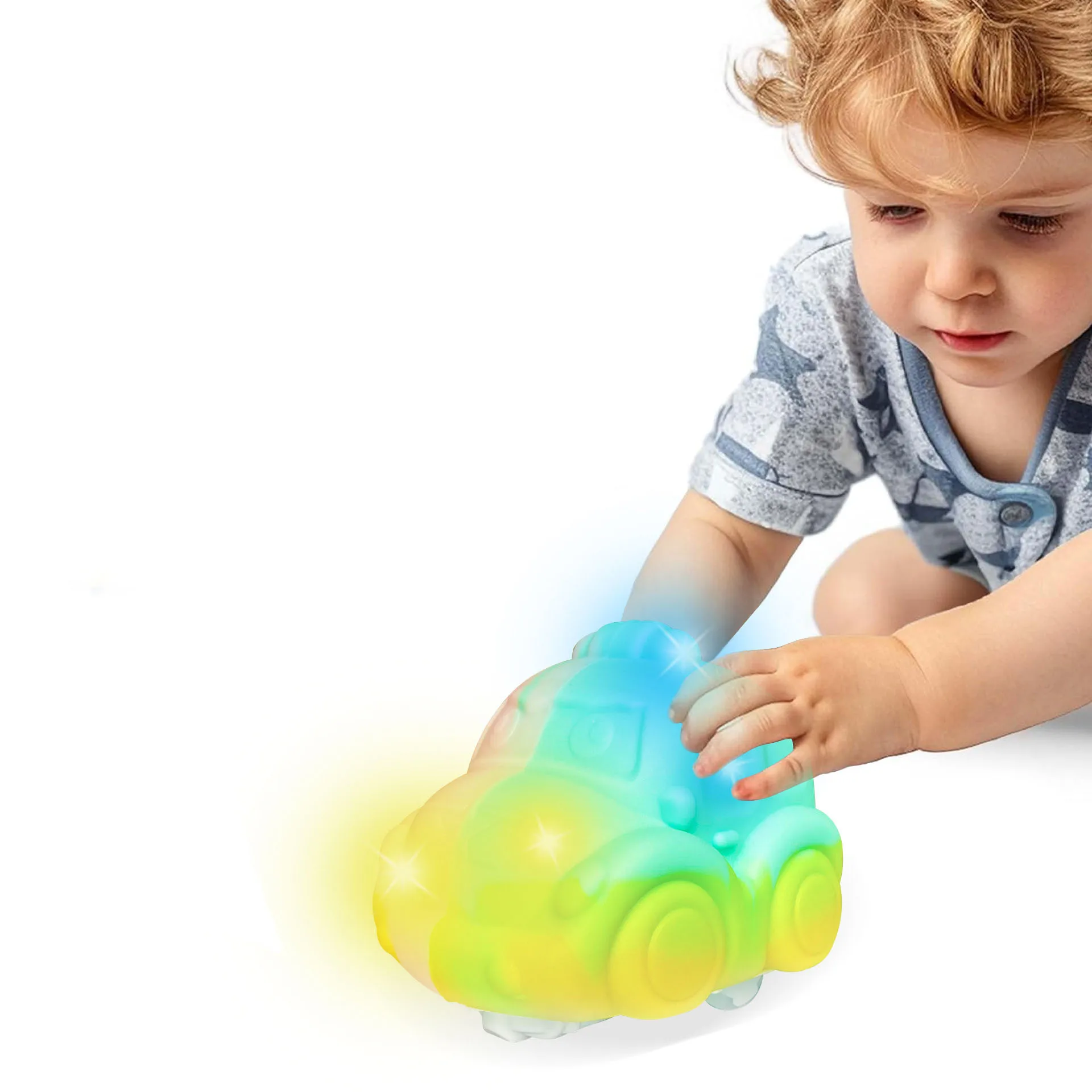 Kunststoff Elektrische Leuchtende Mini Spielzeugautos Mit Ton Und Licht Ew Spielzeug Led Licht Silikon Flash Elektrische Auto Spielzeug Kinder Geburtstag Geschenk