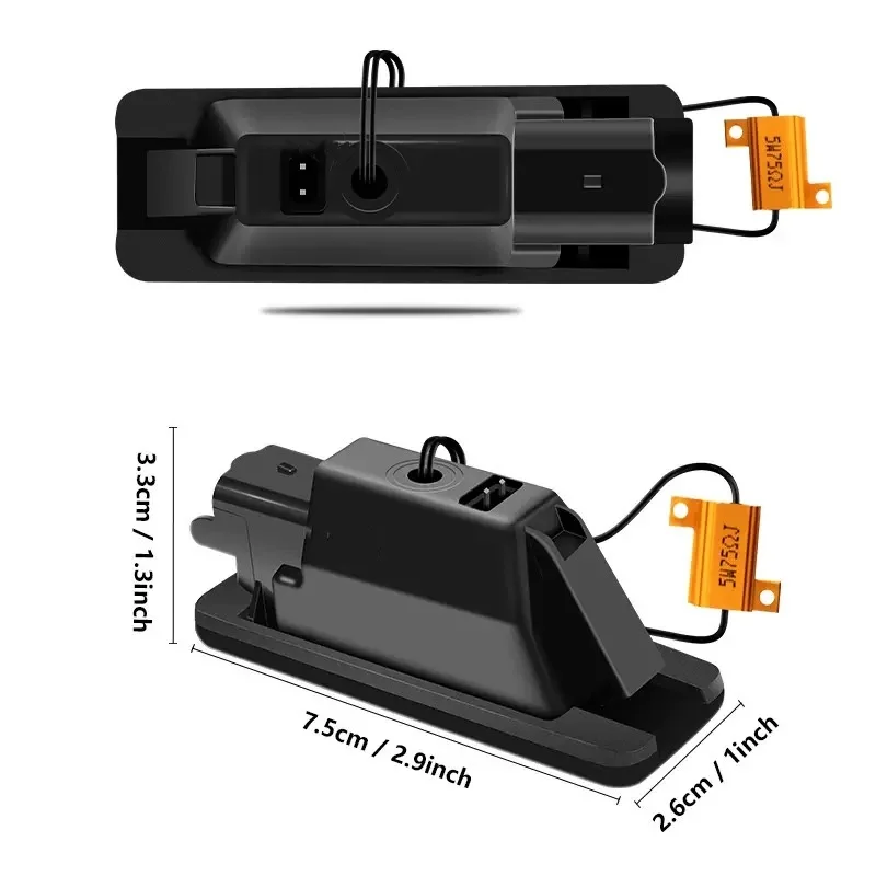 Led السيارات 2 قطعة LED رقم لوحة ترخيص ضوء سيارة لمرسيدس بنز فيتو W639 فيانو W906 VW Crafter 06-16 فيات سكودو 07 +