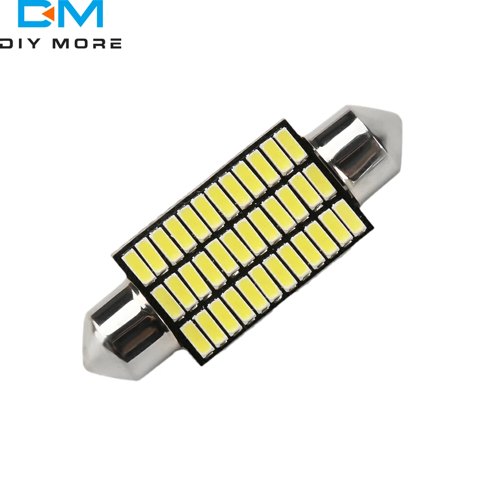 12V 2W Car Interior Ceiling Trunk License Plate Light 24/30/36/39 LED SMD 300LM Light for Roof Lights Map lights Trunk Lights