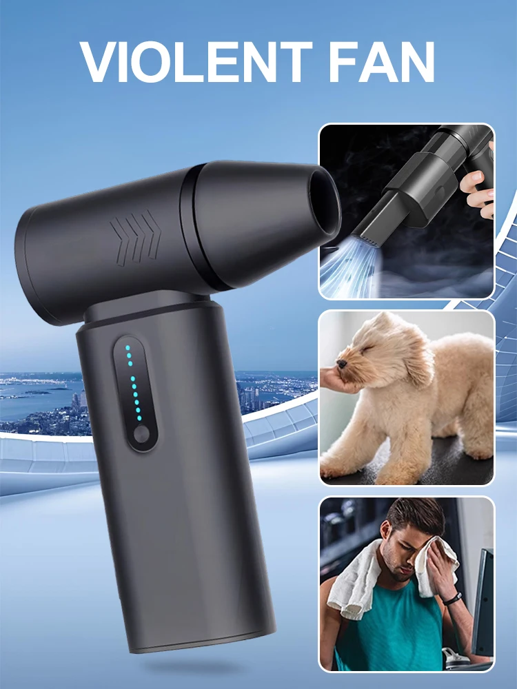 X3 Pro Max 60 متر/الثانية 110000 دورة في الدقيقة محرك توربو عالي السرعة بدون فرش محمول باليد مروحة توربو عنيفة صغيرة مروحة توربو أنبوبية #3