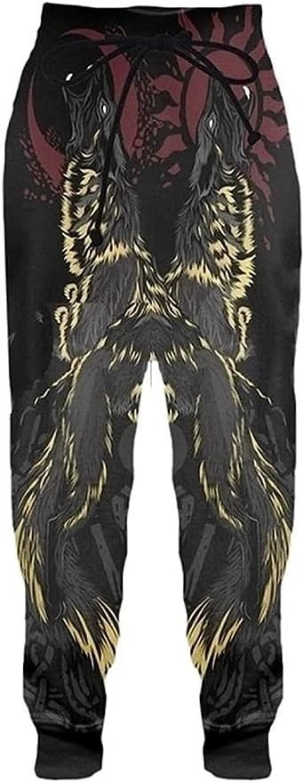 New Unisex Viking 3D Print Causal Clothing Fashion Men Women  Hip Hop Pants Plus Size S-7XL Trouser Jogger Men S-7XL