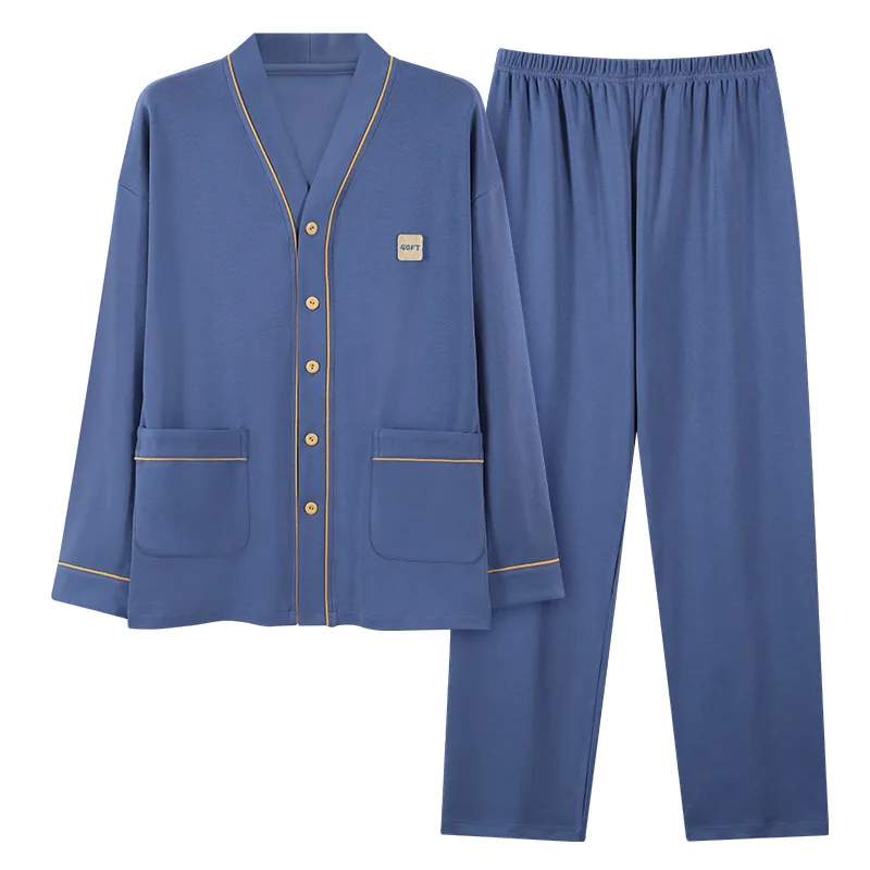 Thermal Clothes for Men Underwear Men's Winter Set Long Sleeve Warm Cardigan Home Clothes Can Be Wearing Winter Underwear Men