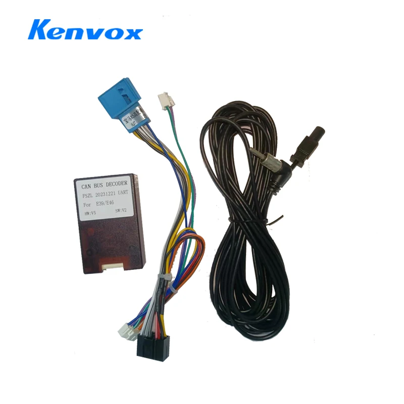 android Car radio Canbus Box Decoder For BMW E46/E39/E53 16 pin Wiring Harness Plug Power Cable adapter