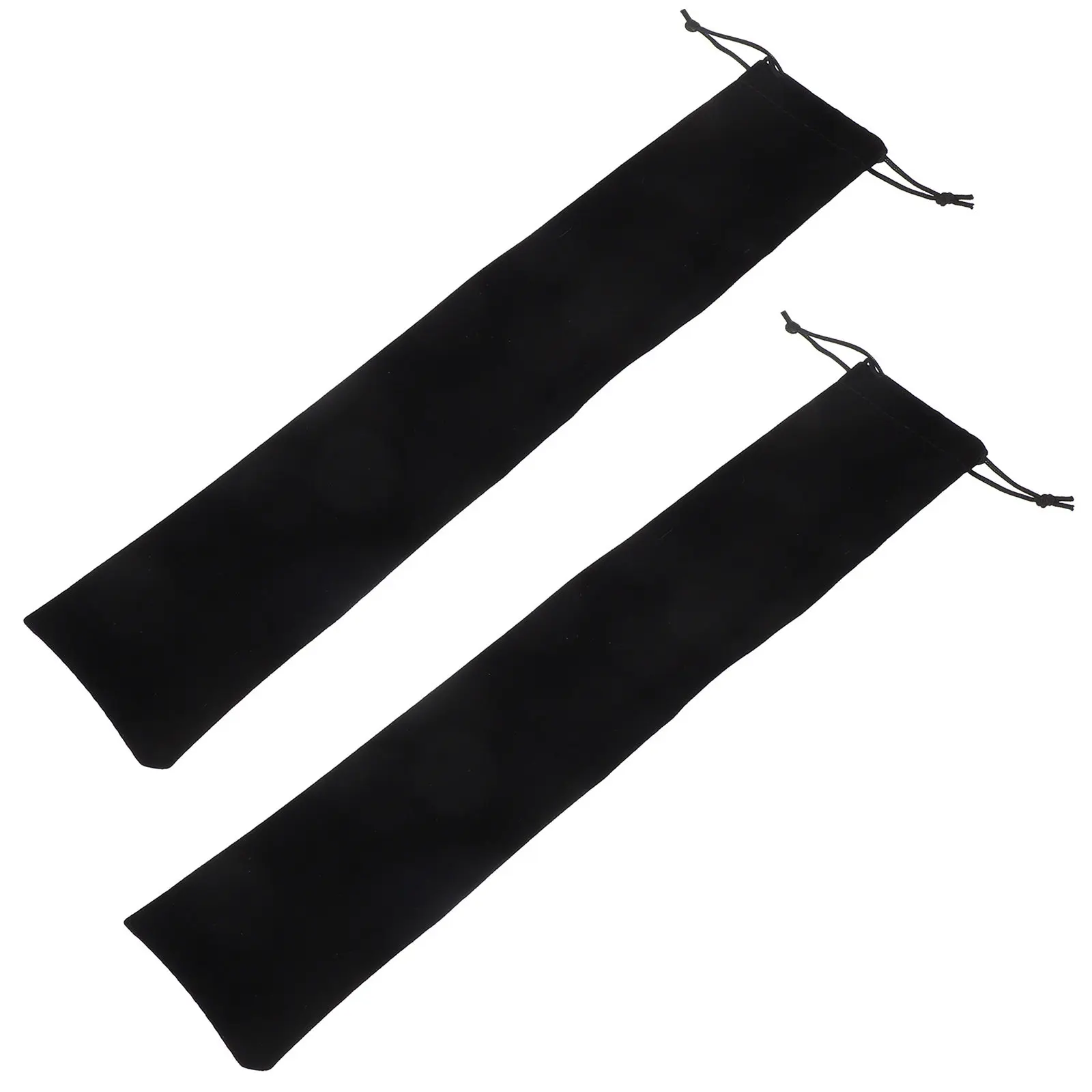 2Pcs Hand Fan Storage Pouch Lightweight Soft Drawstring Bag Folding Fan Protection Travel Organizer Portable Carry Cover