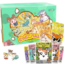 Japan Anime Hamtaro Collection Cards 23rd Anniversary Edition Cute Bijou Panda Tashi yo 3D Expansion Card Kids Children Gifts