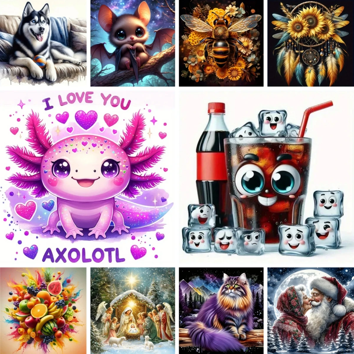 Resin Art Cube - New Diamond Painting 5D DIY Cute