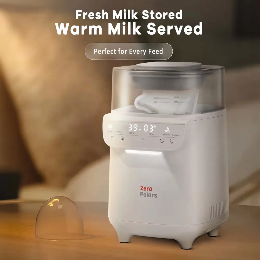 سخان زجاجات الأطفال متعدد الوظائف، سخان الوجبات السريعة، معقم لتدفئة الحليب مع تحكم دقيق في درجة الحرارة لحليب الأم #2