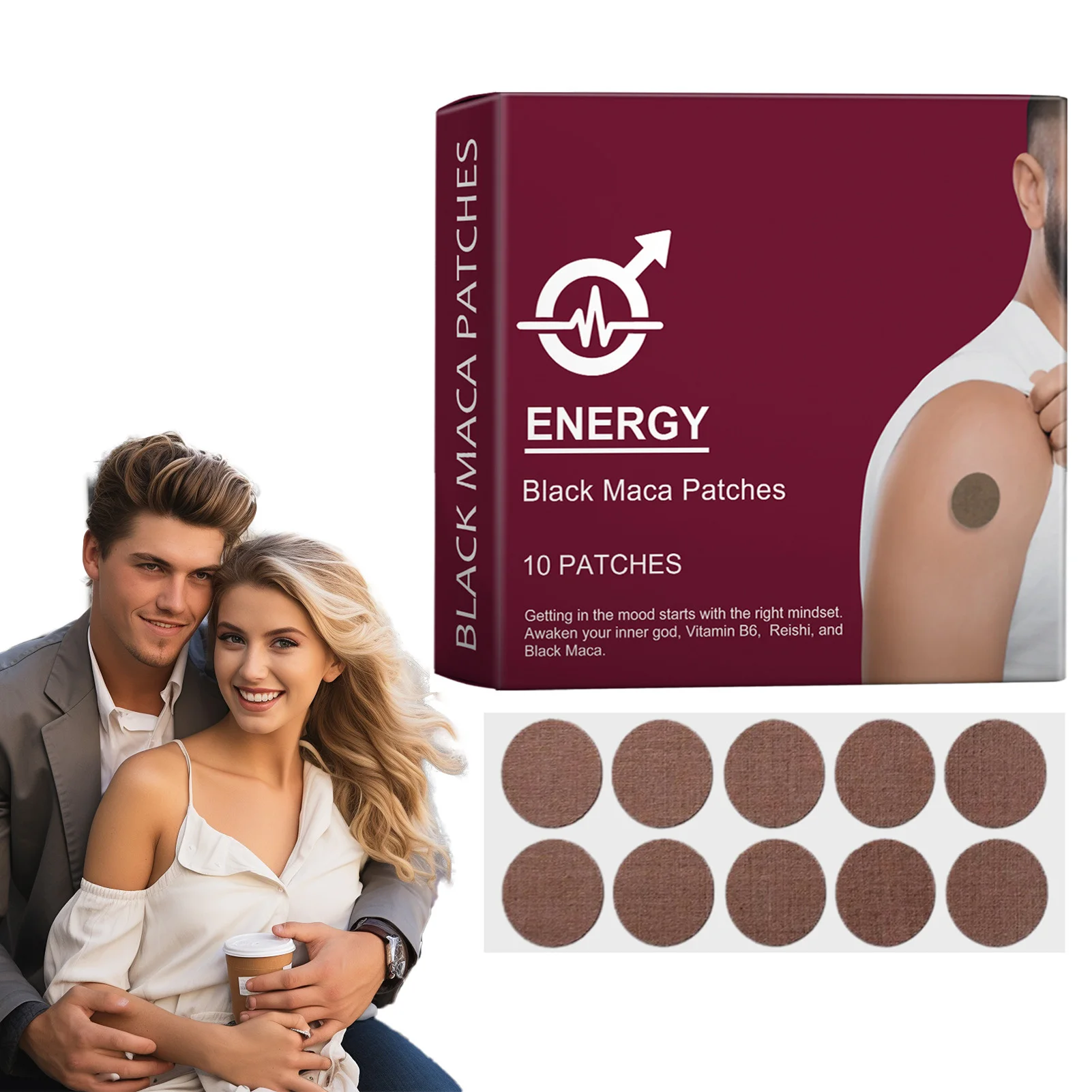 10/20/50pcs Men's Nursing Patches Soothing Traditional Chinese Medicine Herbal Vitality Patch Personal Health Care Stickers