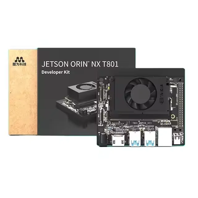 AI Development Board NVIDIA Jetson Orin Nx Super 16GB 100TOPS Core Carrier Board Jetson Developer Kits AI Edge Computer T801S