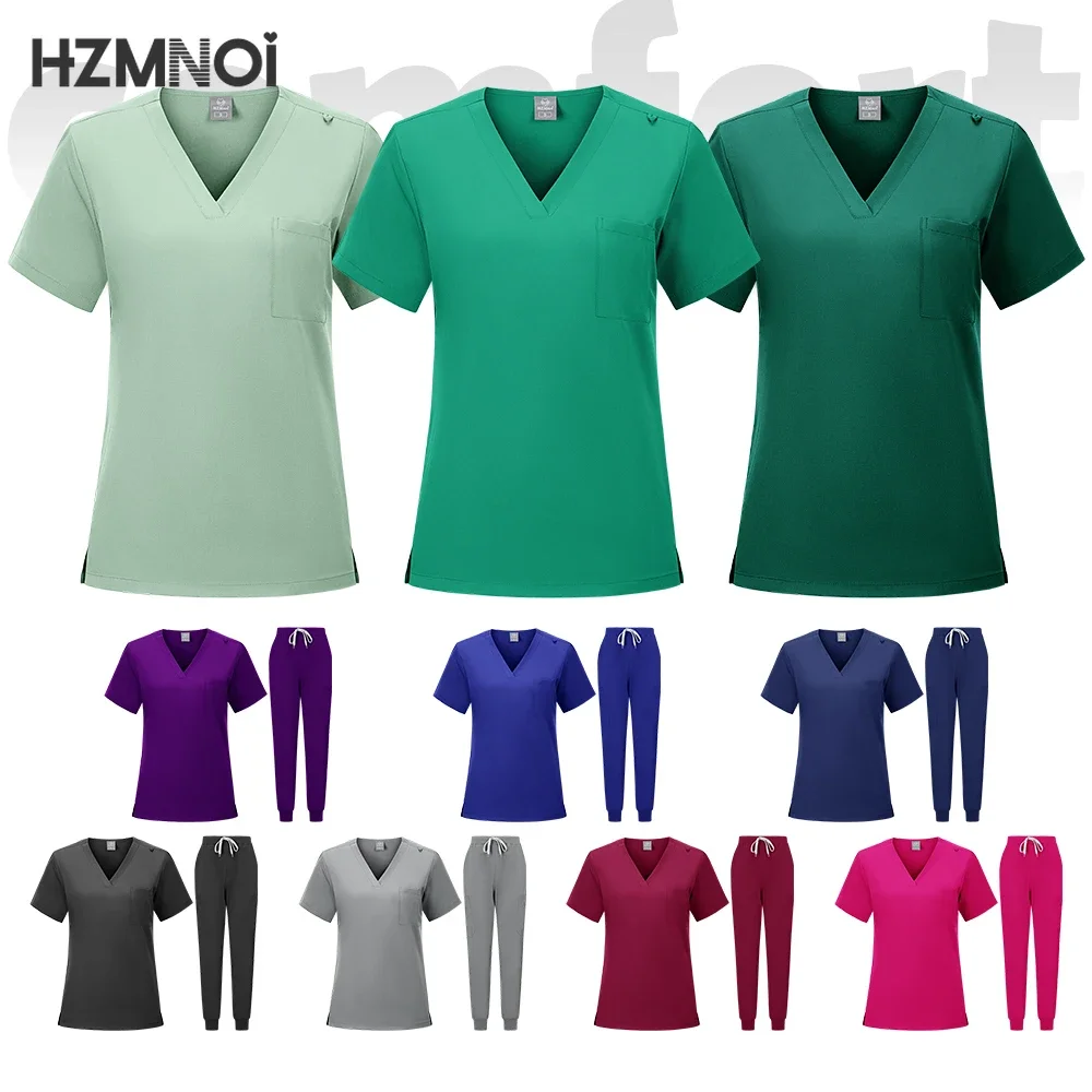 

Wholesale Hospital Working Scrubs Set Operating Room Scrubs Medical Uniform Medical Supplies Workwear Dental Surgery Nurse Suits