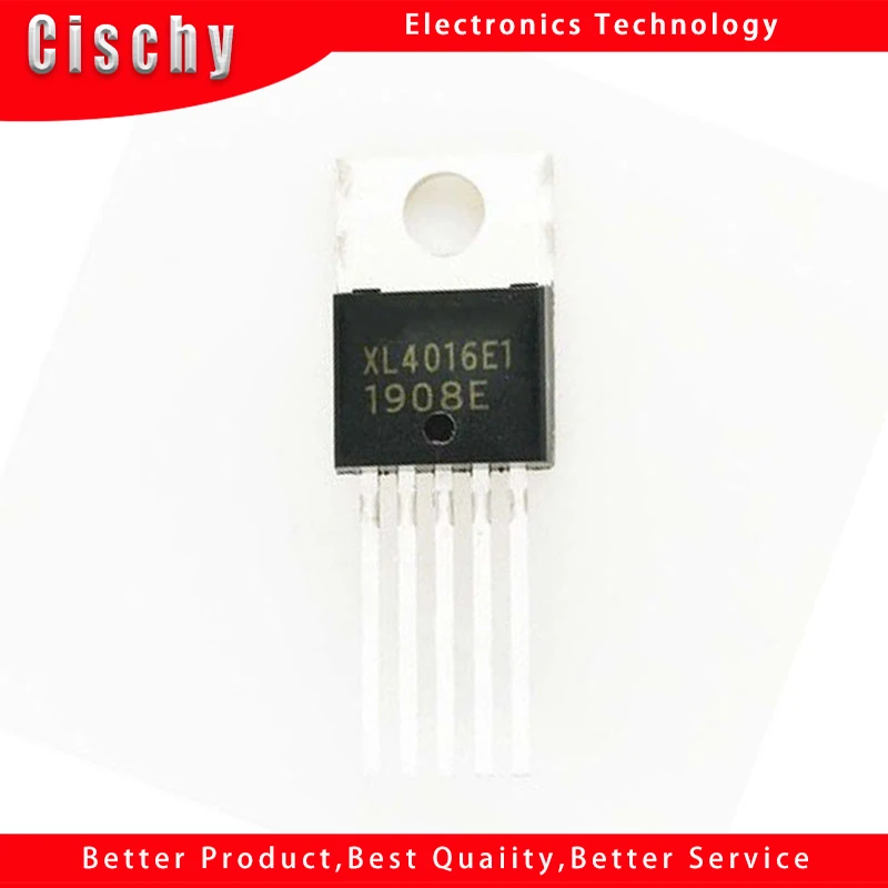 2pcs/lot XL4016E1 XL4016 TO220-5 40V 8A chip step-down IC DC-DC  Original