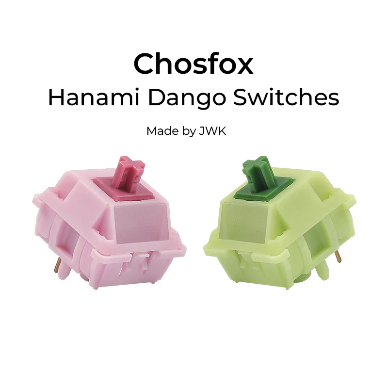 chosfox hanami dango switch extensao interruptor de teclado mecanico pinos como panda advance tatil linear prata como interruptor 01