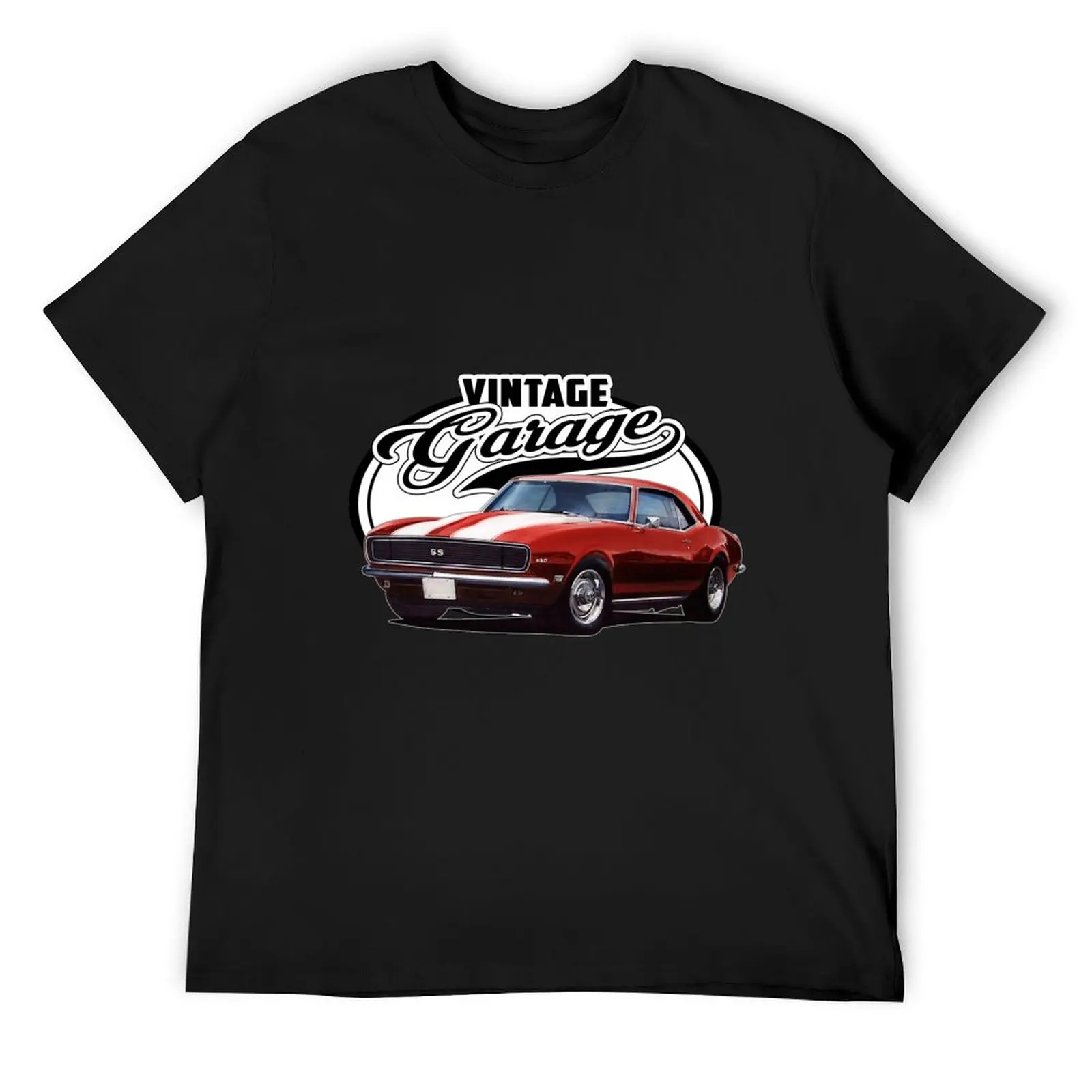 

Vintage Garage Red Camaro T-Shirt vintage anime shirt street wear anime men tshirt