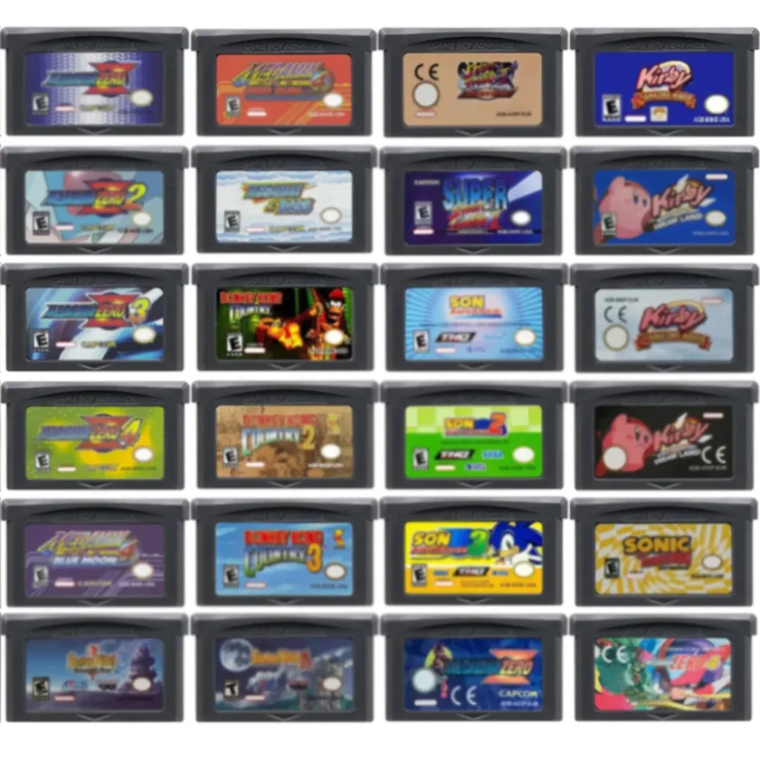 Cartucho de Videogame GBA 32 Bits: Jogos Turbo Revival, Summon Night, Klonoa, Advance Wars, Shining Soul, Metal Slug, Breath Fire II