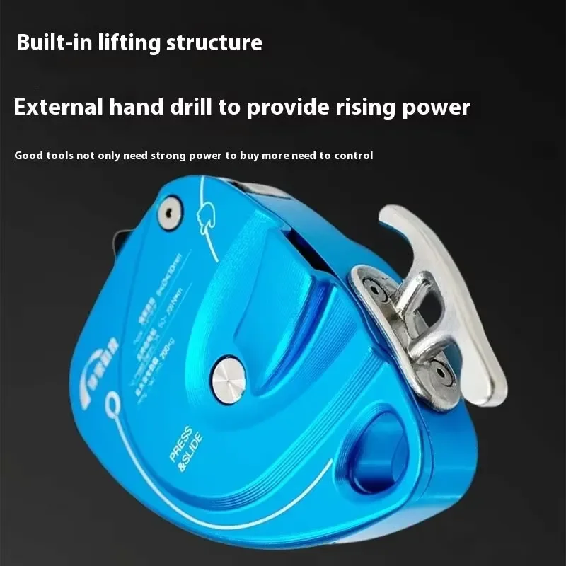 2026 02 Ascender Rope Climber 200kg anti-fall with electric motor for door pulley, 3-year warranty, made in China