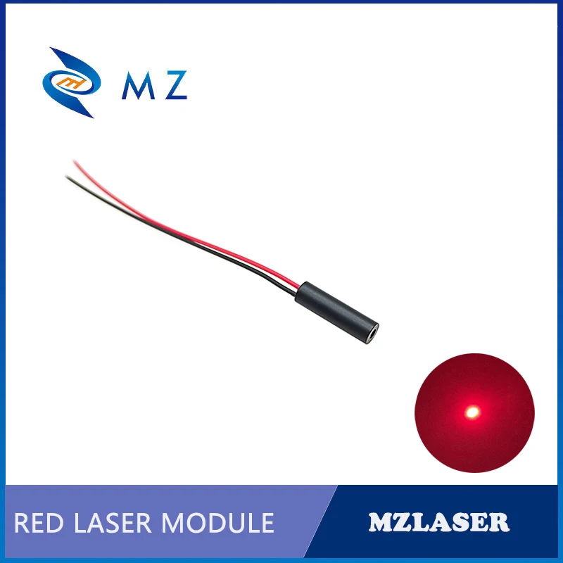 Laser Diode Module Red Dot 650nm 0.5/1/5mW Industrial Grade High Quality Mini D4.5mm Glass Lens Class II~IIIA