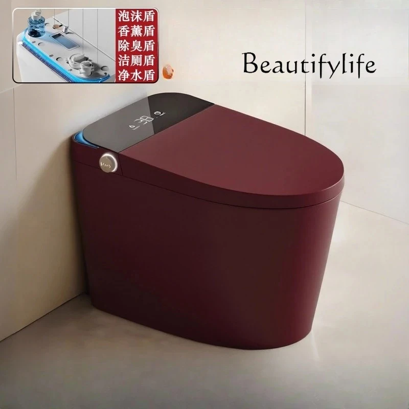 

Умный унитаз в ретро-стиле для дома, полностью автоматический, без ограничений по давлению воды, мгновенный электрический унитаз.