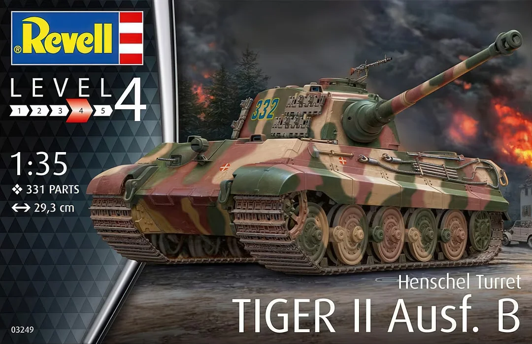 

Комплект масштабной модели танка Revell 03249 Tiger II Ausf. B Henschel Turret 1/35