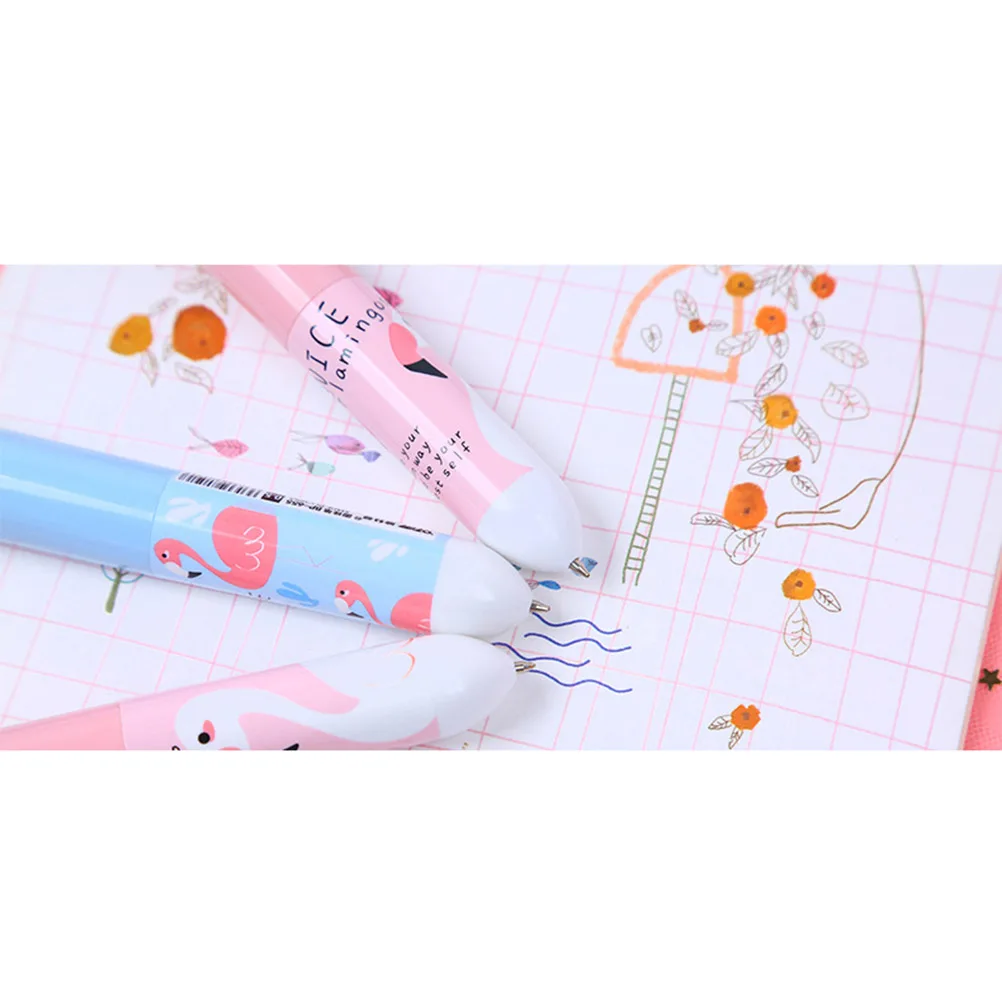 

10Pcs Colorful Retractable Ballpoint Pens Multicolor 0.5mm Smooth Writing Office School Drawing Note Taking Supplies