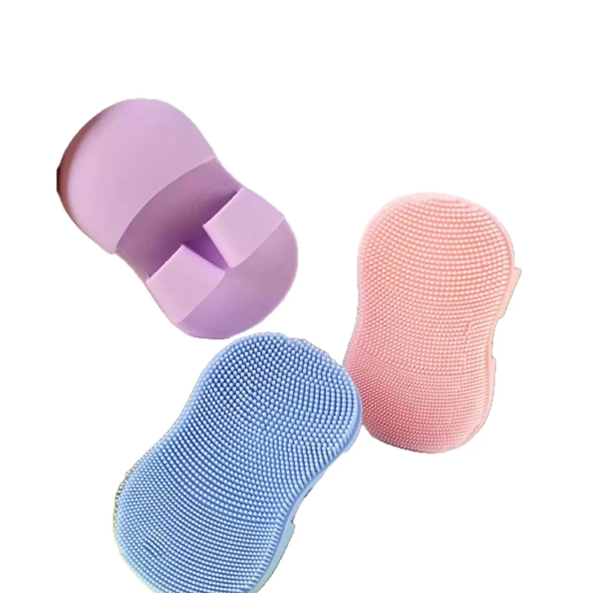 Escova de limpeza facial em miniatura de silicone, limpeza profunda, spa, cuidados com a pele, massagem, esfoliante, limpeza de cravo, ferramentas de limpeza facial