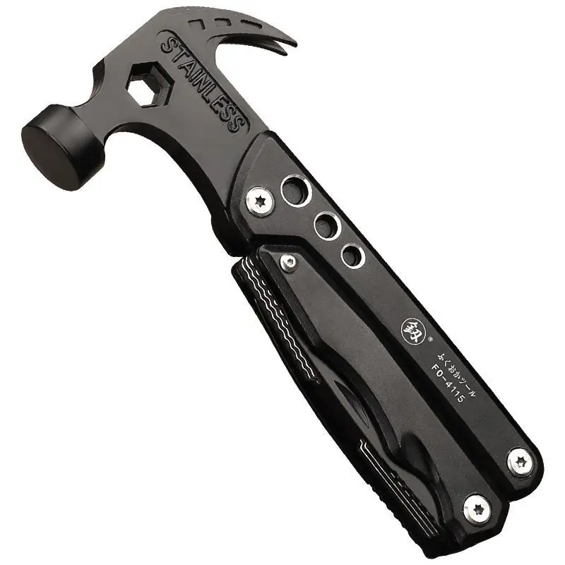 

Multi function Glass breaker combination vehicle mounted broken window hammer foldable outdoor multi-purpose hammer tool