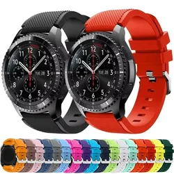 20 22mm Silicone Strap for Samsung Galaxy Watch 7/6/5/4 40 44mm/6 Classic /5 Pro Bracelet Sport Loop Band for Huawei GT4/GT3