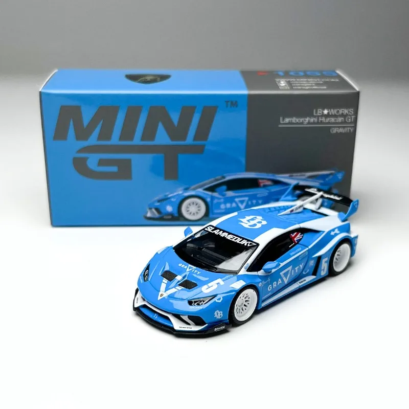 

МИНИ-ГТ 1:64 # 1055 Модель автомобиля из сплава Lamborghini Huracan GT, праздничная подарочная игрушка для мальчиков, коллекционное украшение для взрослых.