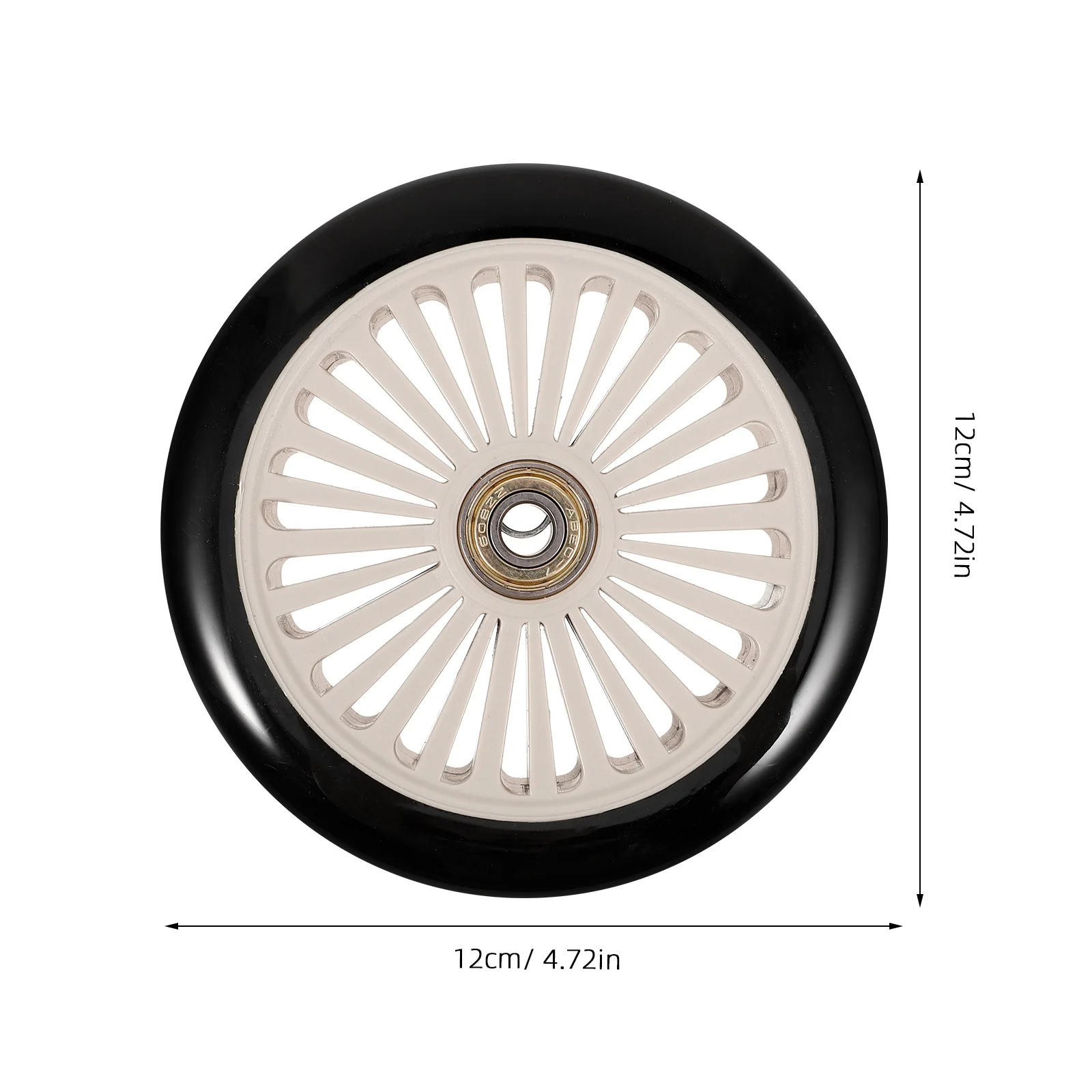 Ruedas universales para patinete, 2 uds., larga vida útil, fácil de instalar, resistentes al desgaste para repuesto de rueda Universal para acrobacias y patadas