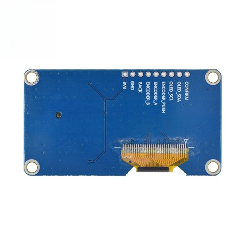Schermo OLED da 1,3 pollici e 0,96 pollici di qualità con modulo combinato codificatore rotativo EC11 Interfaccia IIC Basso consumo energetico