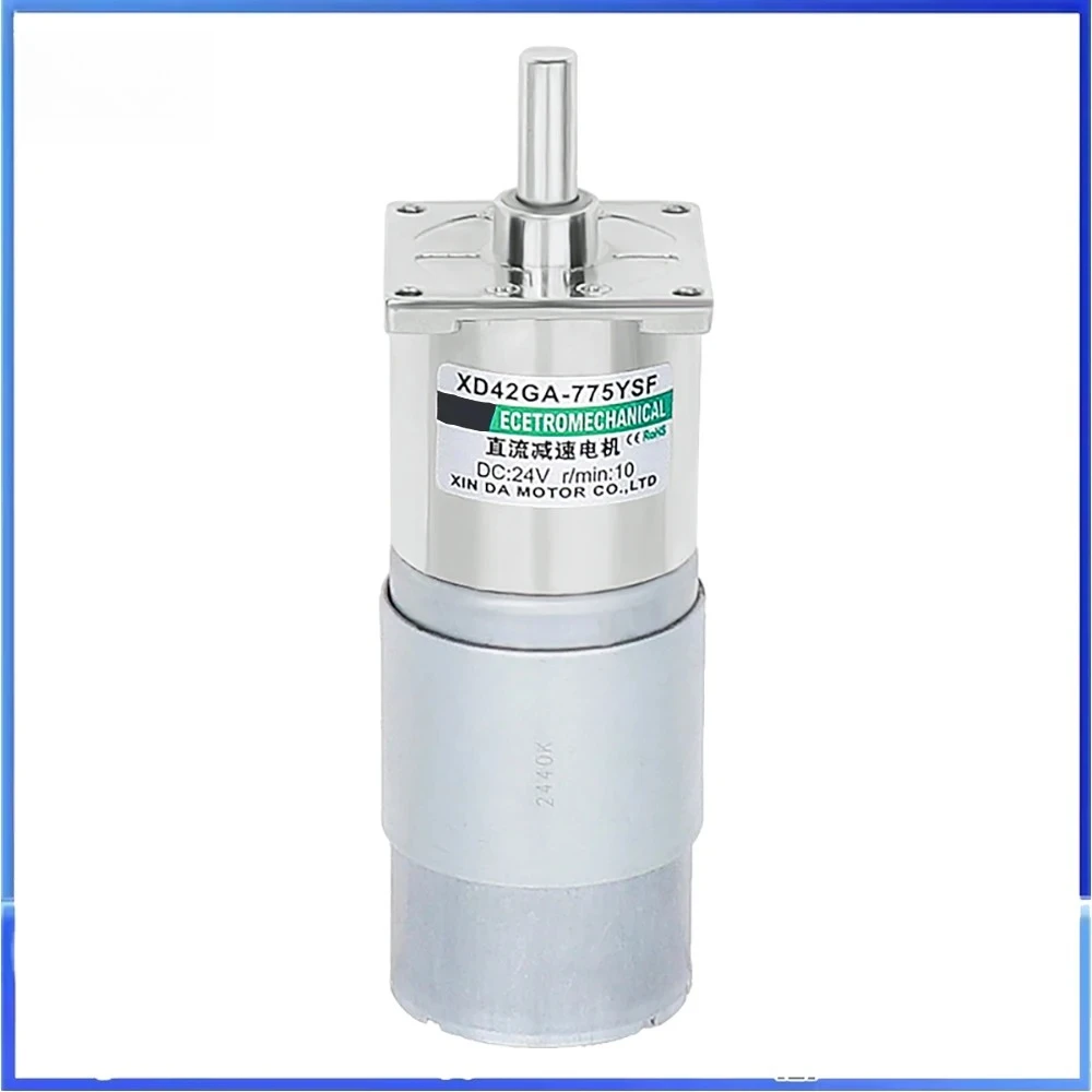 

35W High Torque Speed Adjustable Motor 24V DIY Slow Speed DC Motor XD-42GA775 775 Geared Motor 12V Micro Reducer