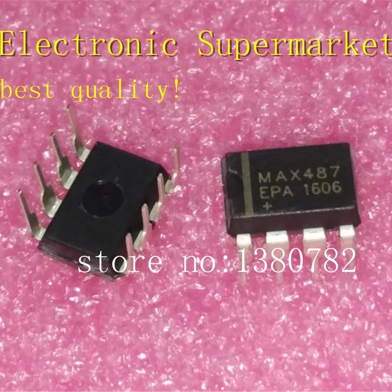 Free Shipping 100pcs/lots MAX487EPA MAX487 DIP-8 New original IC In stock!