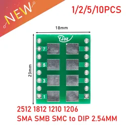SMD to DIP Adapter Converter Plate Board Connector 2512 1812 1210 1206 SMA SMB SMC to DIP 2.54MM Patch Turn DIP Adapter
