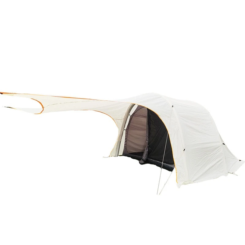 

Double-layer inflatable tent, outdoor sunshade and rainproof, one room and one living room, camping tent, open quickly