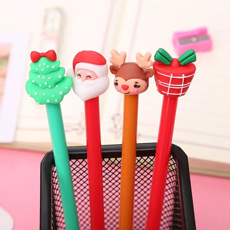 

Creative Christmas Rollerball pen Student Christmas gift prize Learning office stationery fountain pen signature pen