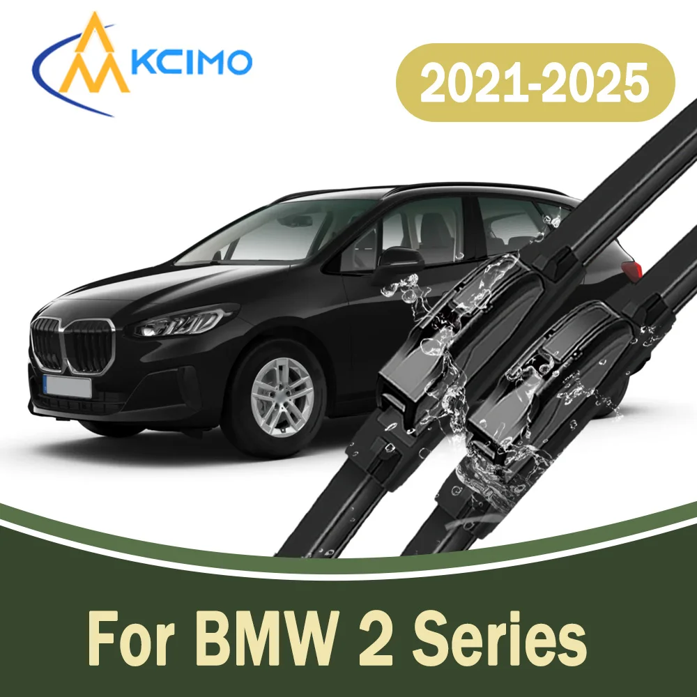

All-Weather Front Windscreen Wiper Blades For BMW 2 Series Active Tourer U06 2021-2025 Car Windshield Replacement Parts 2Pcs