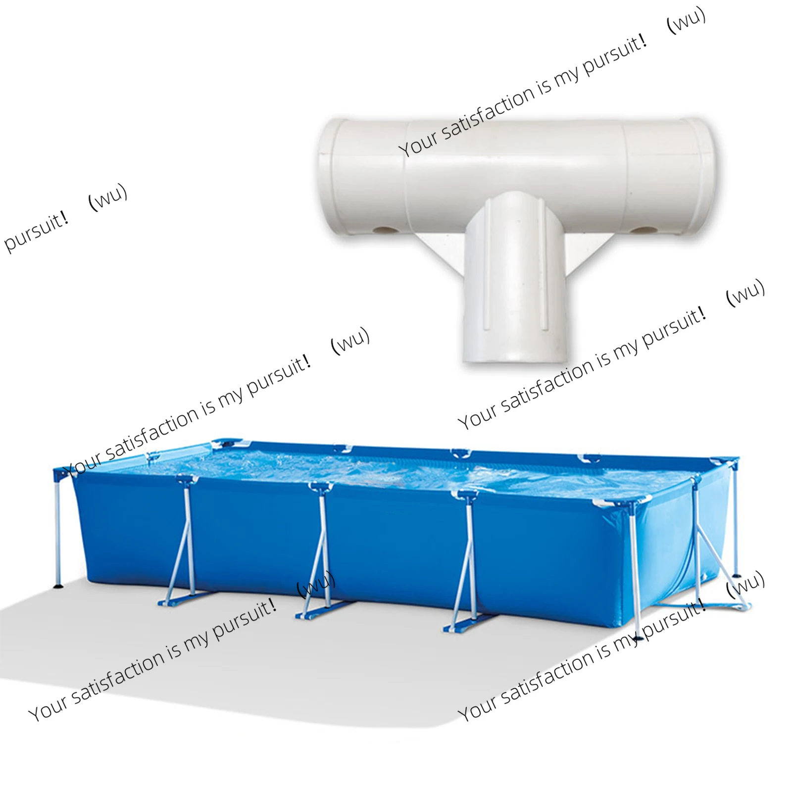 1/2/3 40mm, through tee elbow connector 90/180 degrees, three-dimensional tee