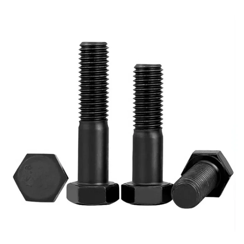 2/3PCS M16 M18 M20 Half Thread External Hexagon Screws Bolts Grade 12.9  Outer Hex Cap Partially Thread Bolt Length 65mm-120mm