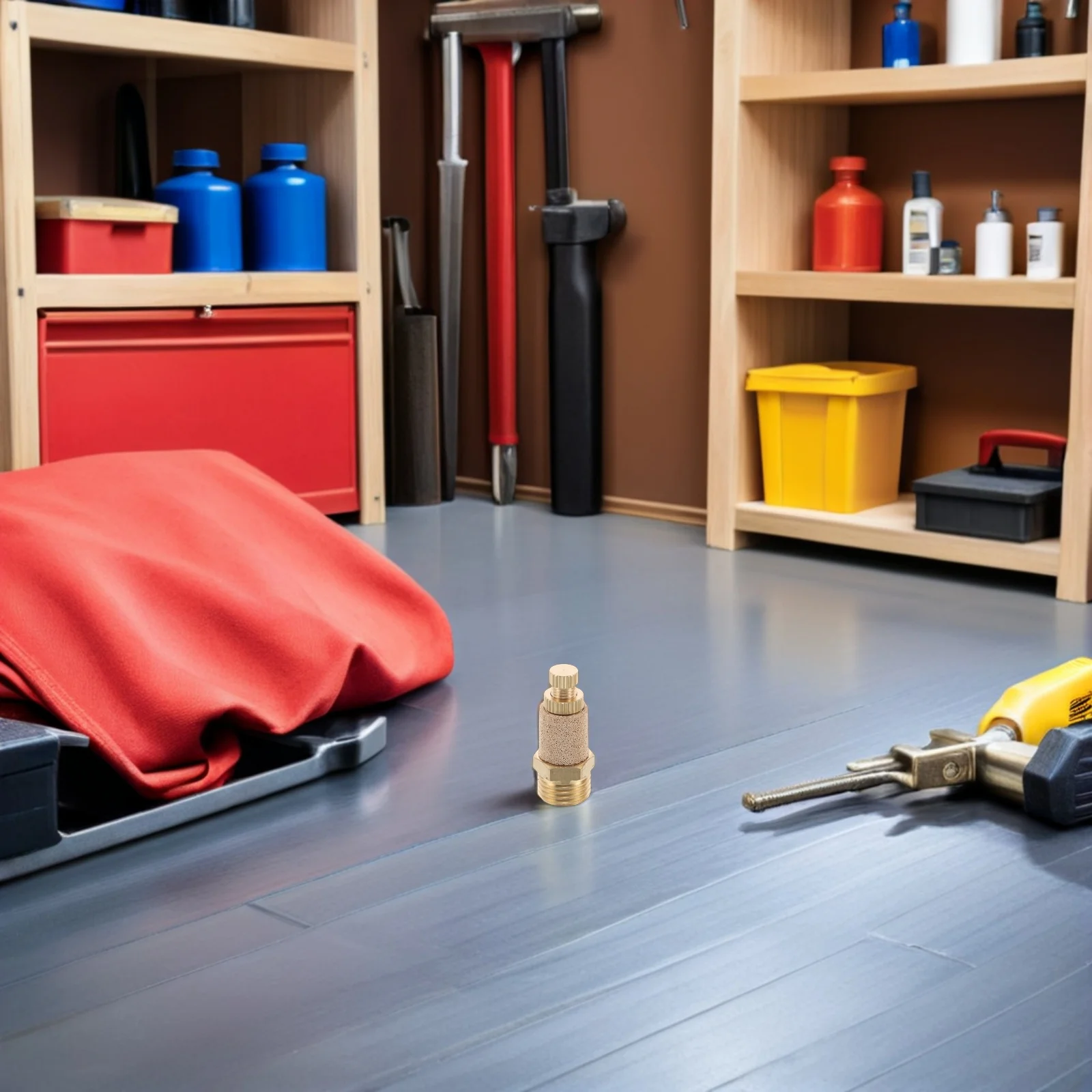 

5Pcs Pneumatic Muffler Brass Exhaust Hexagonal Filter Air Compressor Accessories Pipe Hose Fitting Noise Reducer