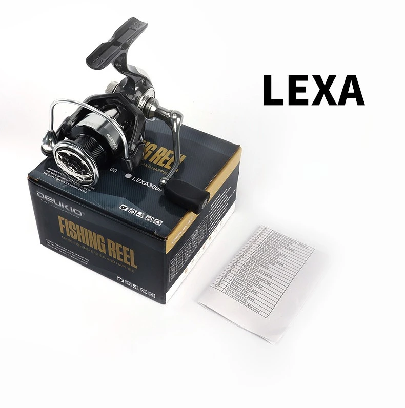 All-metal Anti-seawater Spinning Reel with Click Sound – Gapless Long-distance Casting Fishing Reel Universal Lure Fishing Wheel