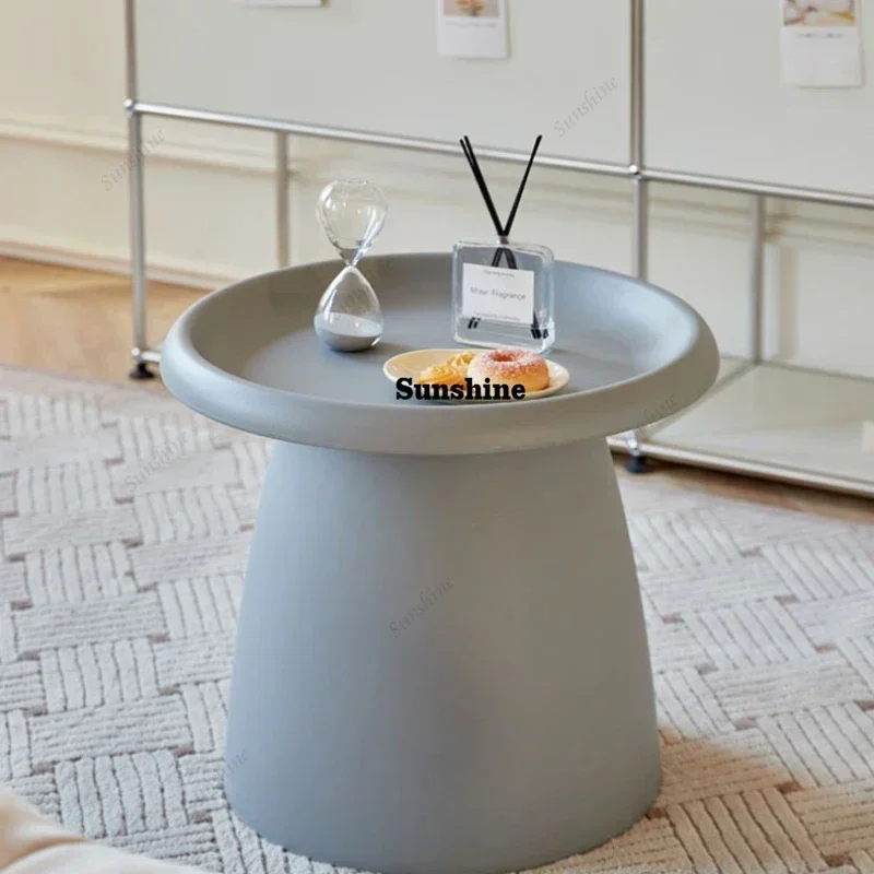 

YModern Nordic Coffee Tables Small Round Minimalist Designer Coffee Table Living Room Design Mesa Auxiliar Furniture For Home