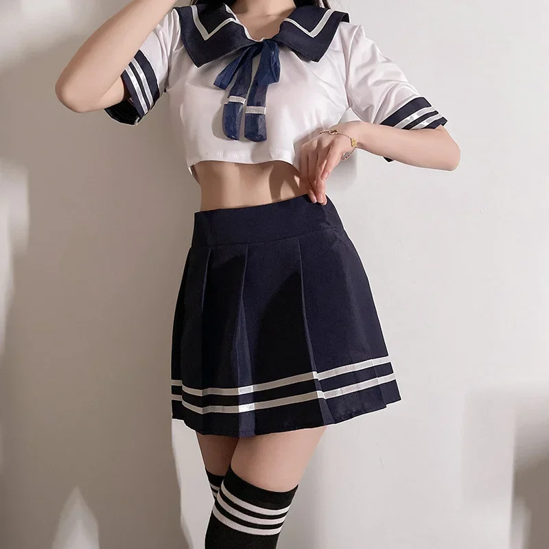 Plus Size Women Sexy Cosplay Nurse Student Uniform School Girl Erotic Maid Costume Mini Skirt Dress Erotic Lingerie Role Costume