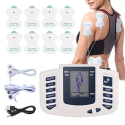 8 Modes EMS Electric Muscle Stimulator Digital Therapy Health Relax Massage Machine Physiotherapy Slimming Pulse Body Massager