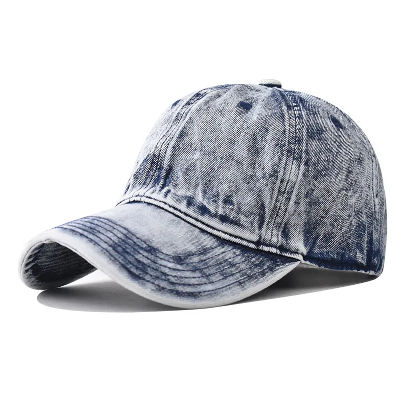 

Men And Women Thickened Denim Washed Baseball Cap Snapback Hat Super Soft Feel High Quality Dad Hat Simple Plain Cap