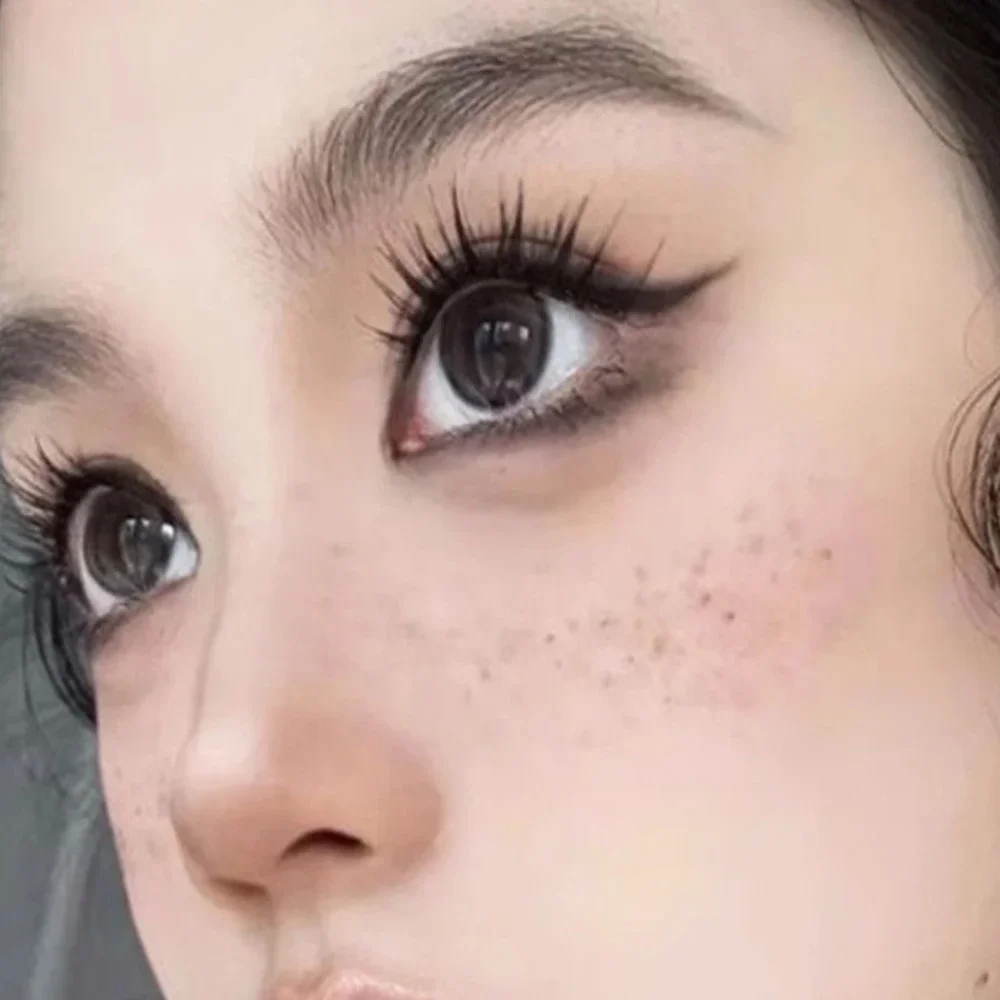 Practical 5 Pair False Eyelashes Strip Wispy Fake Lashes Natural Spiky Wispy Thick Eye Lash for Daily Use Wedding Vacation Gift