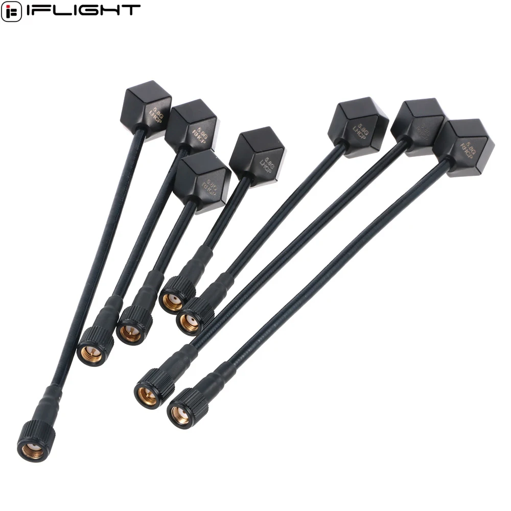 IFlight Albatross V2 SMA 5.8GHz 2.4dBi Antenne LHCP RP SMA / RHCP SMA 60MM/100MM/150MM für FPV-Renndrohnen-Zubehör